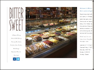 Web site www.bittersweetpastry.com, Bittersweet Pastry Shop
